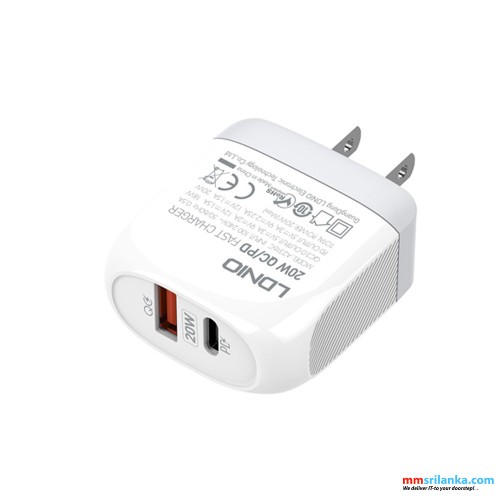 LDNIO A2316C 20W PD&QC Quick Charger